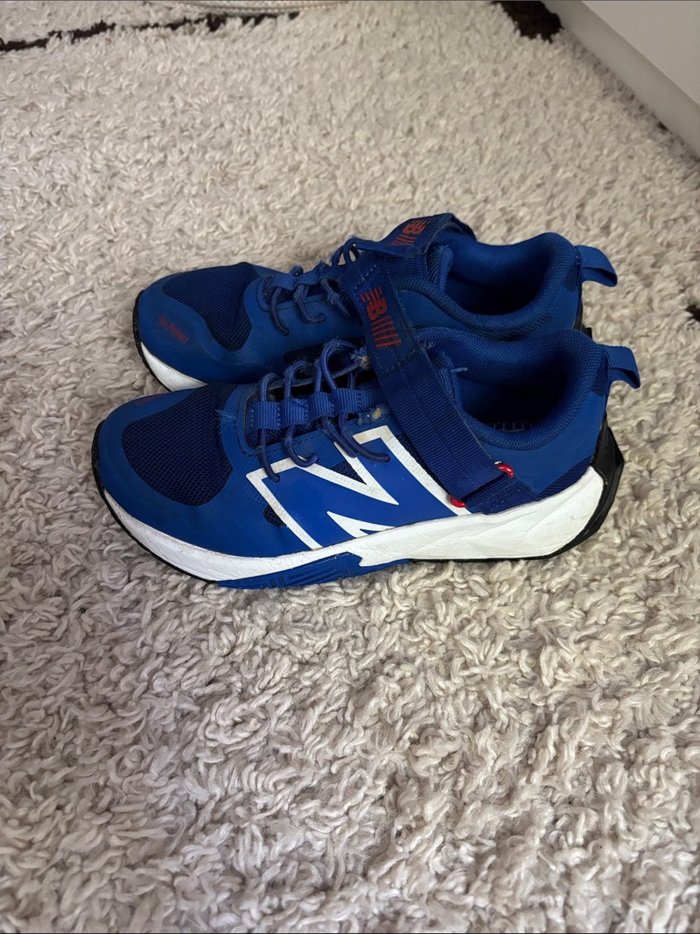 New Balance Kids Royal Blue Velcro & Lace Sneakers